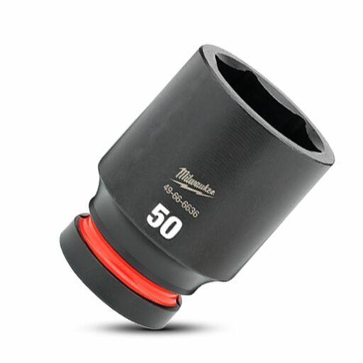 Milwaukee 49666636 1" Drive 50mm SHOCKWAVE Deep 6 Point Impact Socket – image 4