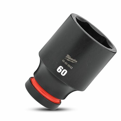 Milwaukee 49666642 1" Drive 60mm SHOCKWAVE Deep 6 Point Impact Socket – image 4