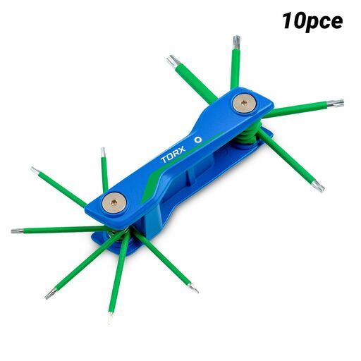Kincrome K5382 10pce Aluminium Folding Torx Keys