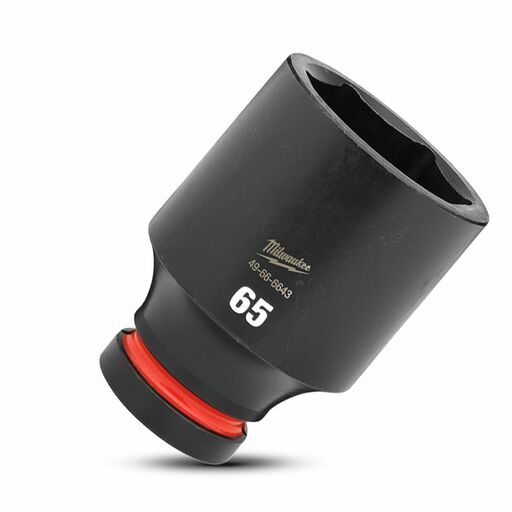 Milwaukee 49666643 1" Drive 65mm SHOCKWAVE Deep 6 Point Impact Socket – image 4