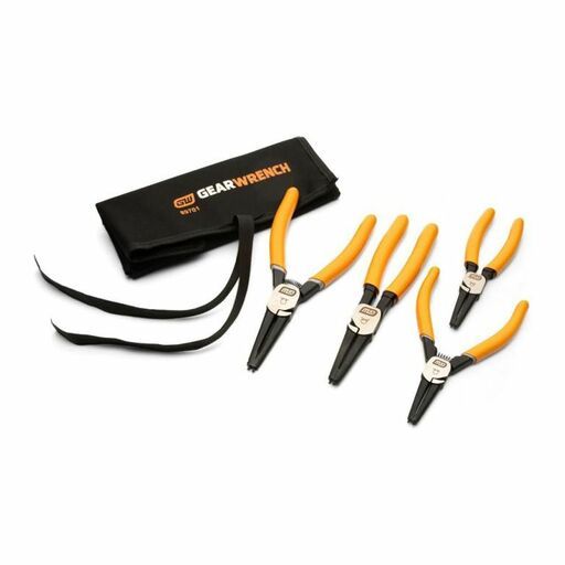GEARWRENCH 89701 4pce Fixed Joint Internal/External Snap Ring Pliers Set