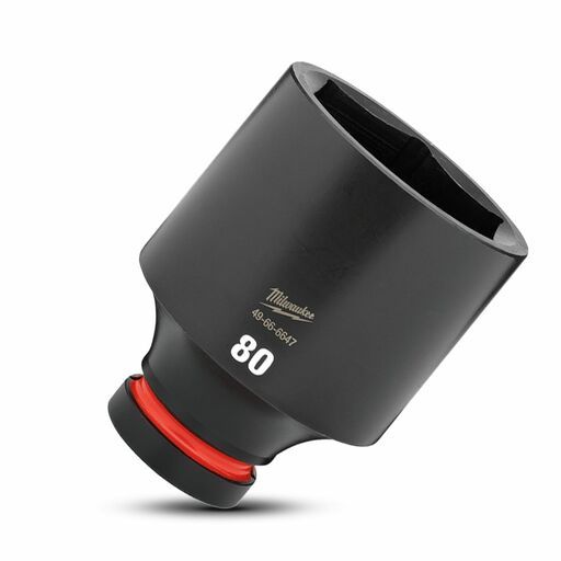 Milwaukee 49666647 1" Drive 80mm SHOCKWAVE Deep 6 Point Impact Socket – image 4