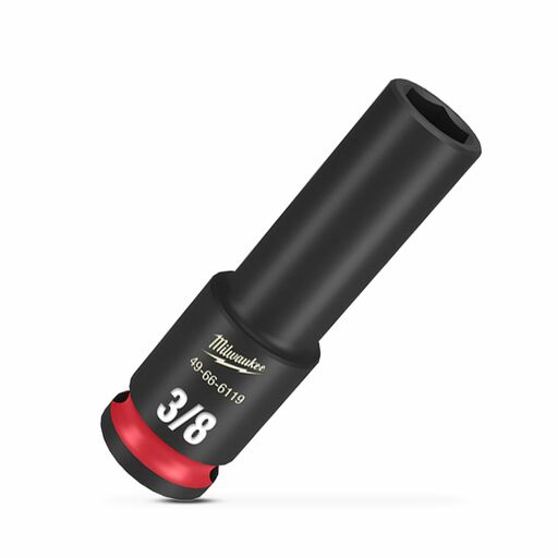 Milwaukee 49666119 3/8" Drive 3/8" SHOCKWAVE Deep 6 Point Impact Socket – image 4
