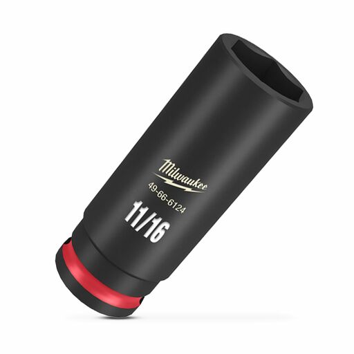 Milwaukee 49666124 3/8" Drive 11/16" SHOCKWAVE Deep 6 Point Impact Socket – image 4