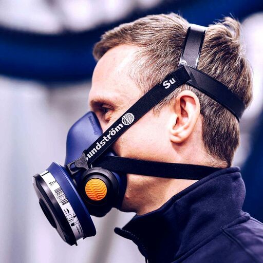 Sundstrom SR100 (100-03218) Silicone Half Face Respiratory Mask - Small/Medium – image 5