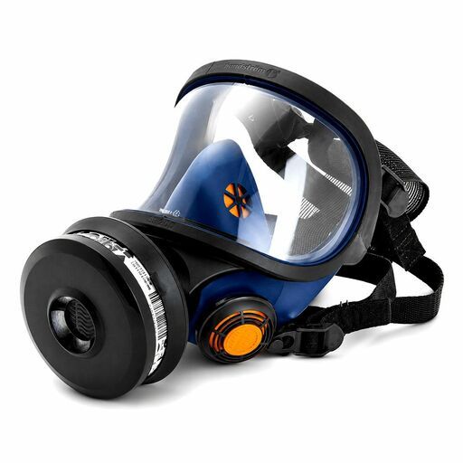 Sundstrom SR200 (110-04179) Silicone Full Face Respiratory Mask with Glass Visor