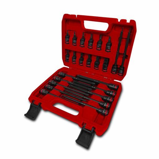 Daytona D2438SBS 24pce 3/8" T10-T60 50mm and 150mm CR-V Sockets with S2 Bits Set