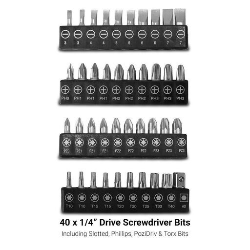 Daytona D86MTCK 86pce 2 Drawer Mini Tool Chest Kit – image 8