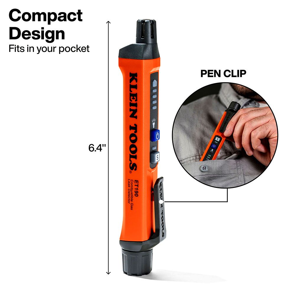 Klein A-ET190 Compact Combustible Gas Leak Detector – image 5