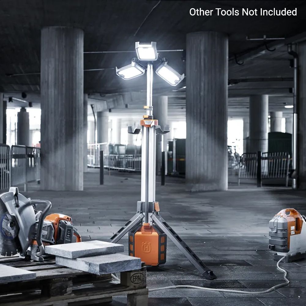 Husqvarna LAMP WL 24 PACE (970754302) 24000 Lumen LED Worksite Heavy Duty Light - Skin Only – image 5
