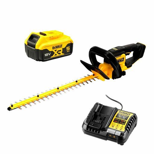 DeWalt DCMHT562P1-XE 18V 5.0Ah XR Li-ion Cordless 550mm Hedge Trimmer Combo Kit – image 2