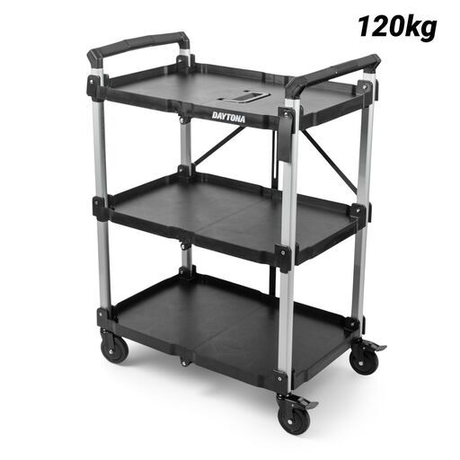 Daytona D3C120 120kg 3 Tier Heavy Duty Folding Cart
