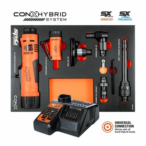 SP Tools SP83782 12V 3.0Ah Li-ion CONX Hybrid Cut & Grind System Kit – image 2