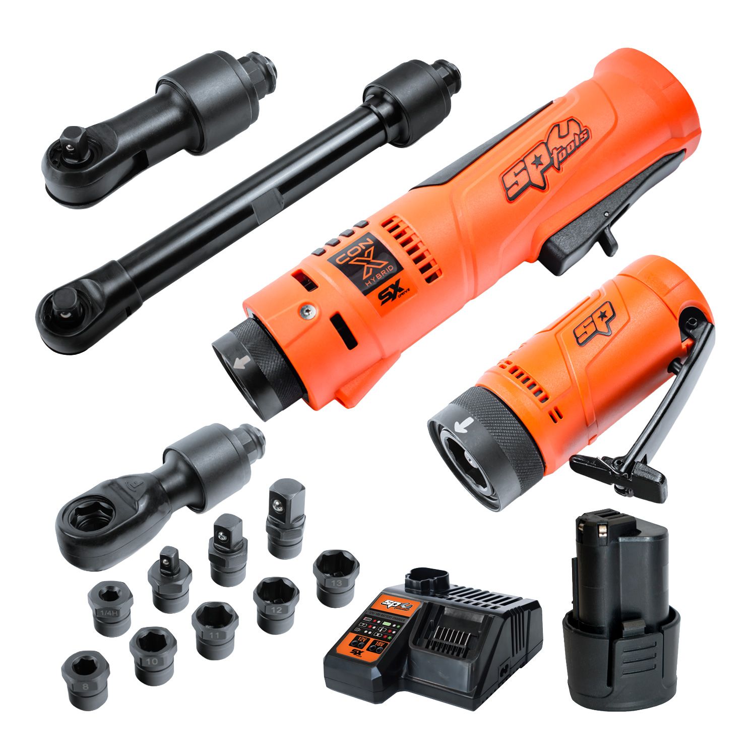 SP Tools SP83783 12V 3.0Ah Li-ion CONX Hybrid Fastener Master System Kit – image 1
