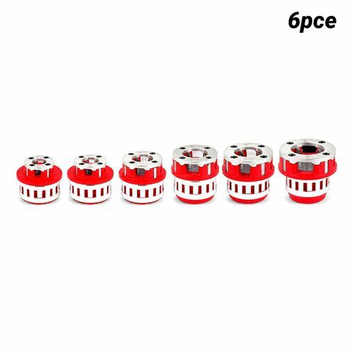 Milwaukee 48362070 6pce Portable Pipe Threader 12R Die Head Kit