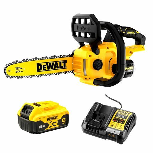 DeWalt DCMCS565P1-XE 18V 5.0Ah Li-ion Cordless Brushless 300mm (12") Compact Chainsaw Combo Kit – image 2
