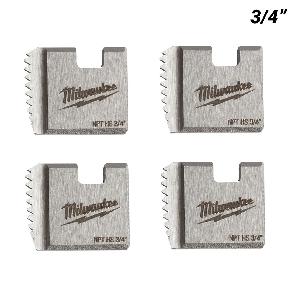 Milwaukee 48361108 3/4" HS NPT Threading Dies – image 1