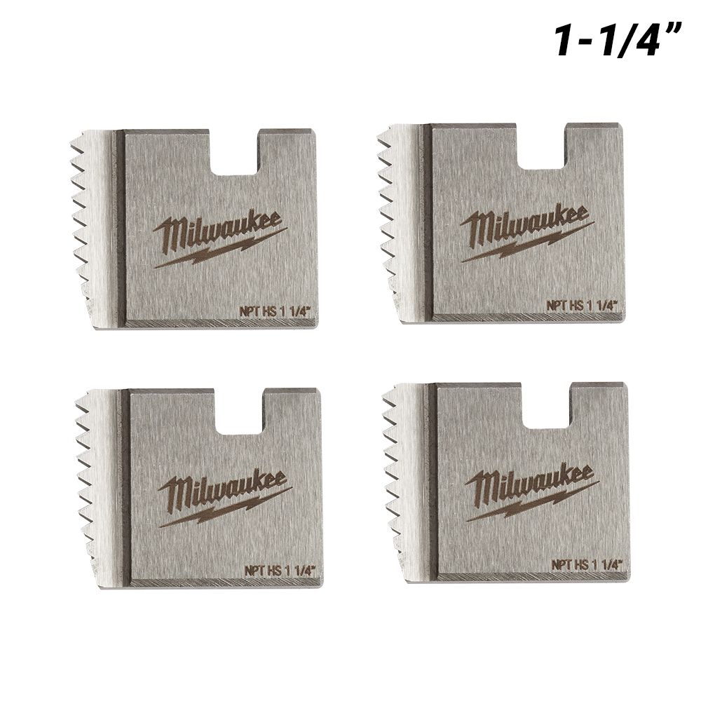 Milwaukee 48361110 1-1/4" HS NPT Threading Dies – image 1