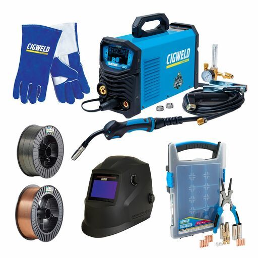 Cigweld 800190 BlueVENOM 3-in-1 Multi Process Welding Inverter 6pce PowerPack Combo Kit