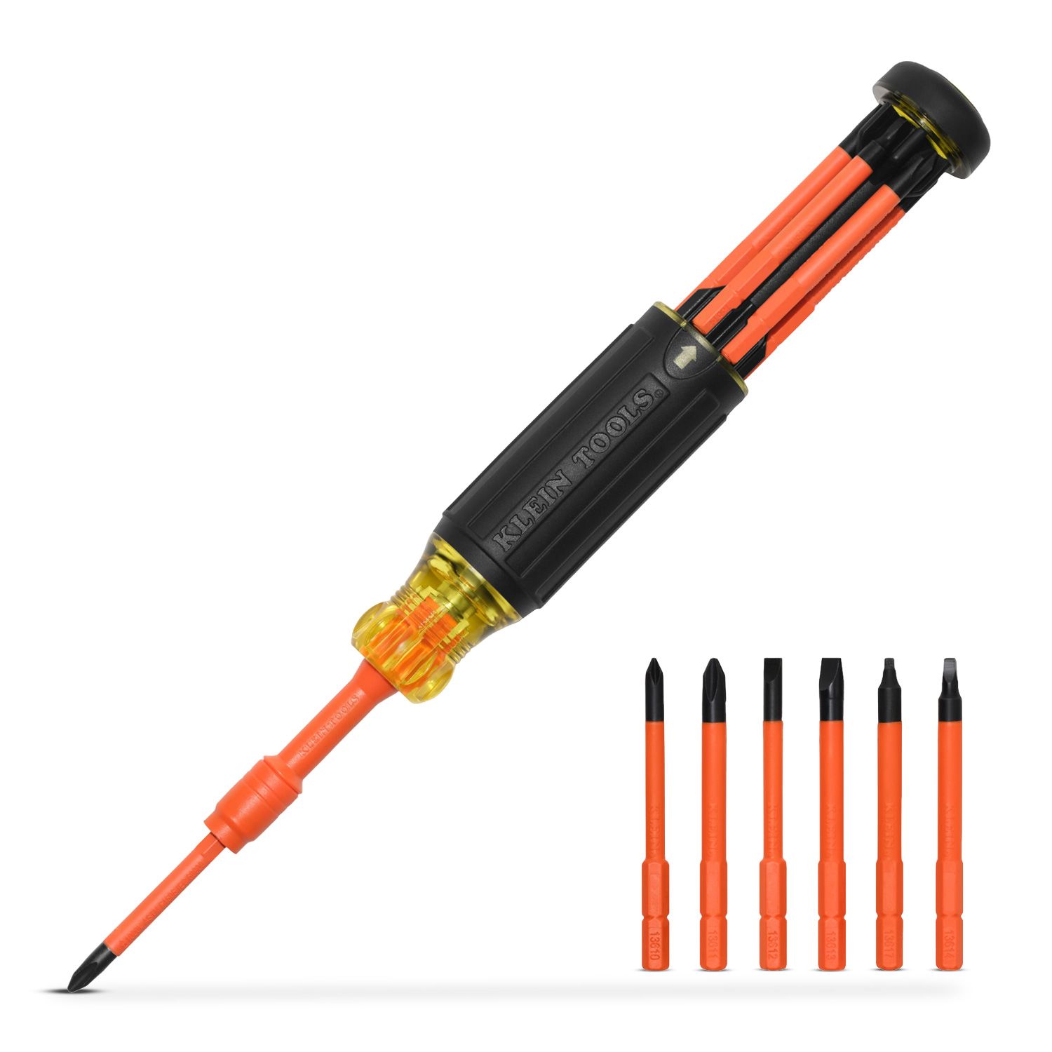 Klein A-32306INS 6-In-1 Insulated Auto-Lock Screwdriver – image 1