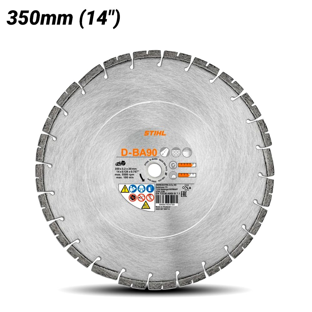 STIHL BA90 (08350947013) 350mm (14") Diamond Cutting Wheel – image 1