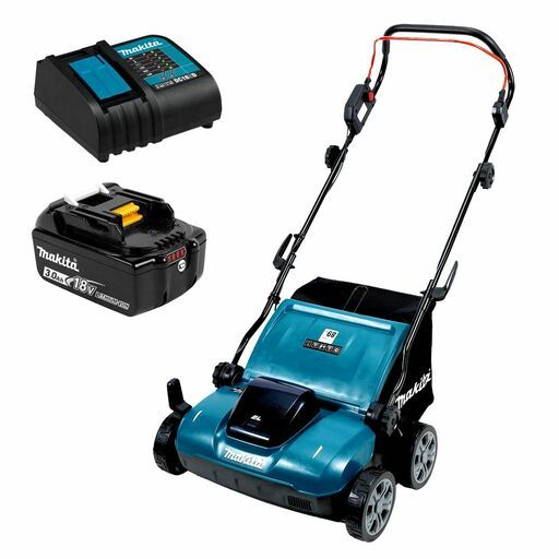 Makita DUV320SF 18V 3.0Ah Li-ion Cordless Brushless 320mm Lawn Scarifier Combo Kit