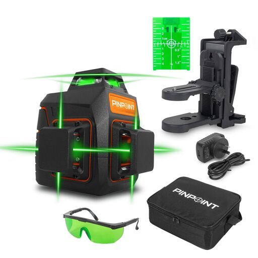 Pinpoint PP3CG 3 x 360º 3.6Ah Li-ion Green Beam Laser Kit