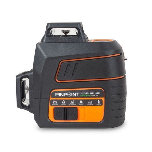 Pinpoint PP3CG 3 x 360º 3.6Ah Li-ion Green Beam Laser Kit – image 6