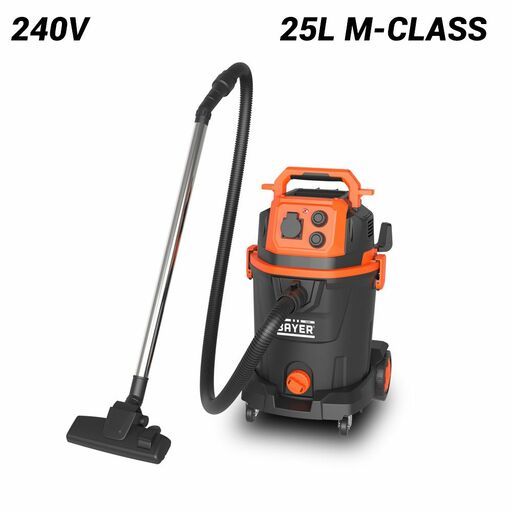 [Temporarily Out Of Stock] Bayer BM25L 240V 25L 1200W M-class 2-in-1 Wet & Dry Dust Extraction Vacuum