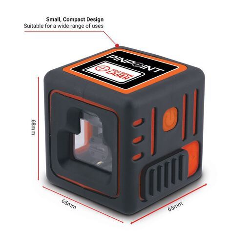 [Temporarily Out Of Stock] Pinpoint PCUBERED Red Beam Self-Levelling Cross Line Laser Level – image 3