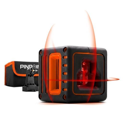 [Temporarily Out Of Stock] Pinpoint PCUBERED Red Beam Self-Levelling Cross Line Laser Level