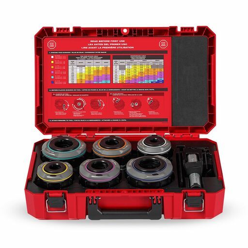 Milwaukee 4916BKITP 6pce Adjustable Bushing Kit  to Suit M18 FUEL Cable Stripper Tool
