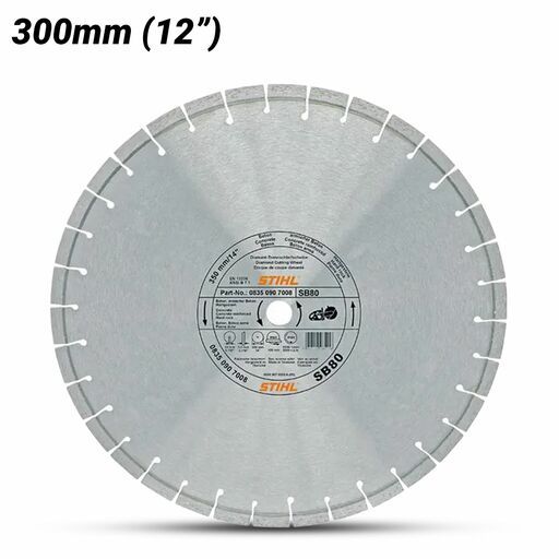 STIHL D-SB90 (08350967004) 300mm (12") Hard Stone Concrete (SB) Diamond Cutting Wheel
