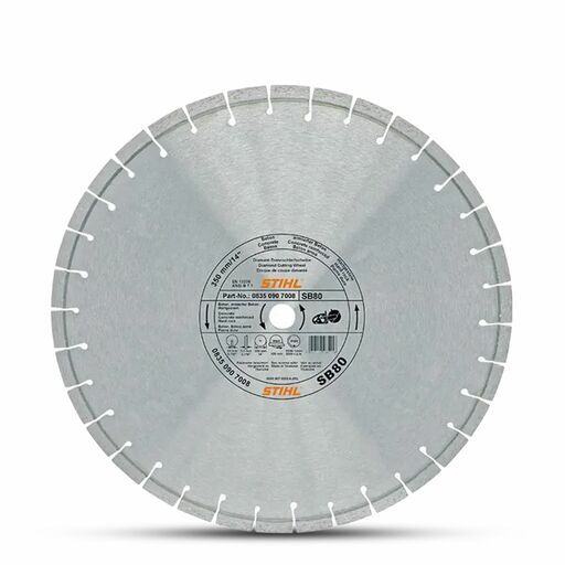 STIHL D-SB90 (08350967004) 300mm (12") Hard Stone Concrete (SB) Diamond Cutting Wheel – image 2