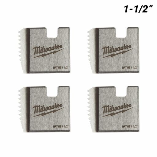 Milwaukee 48361111 1-1/2" HS NPT Threading Dies