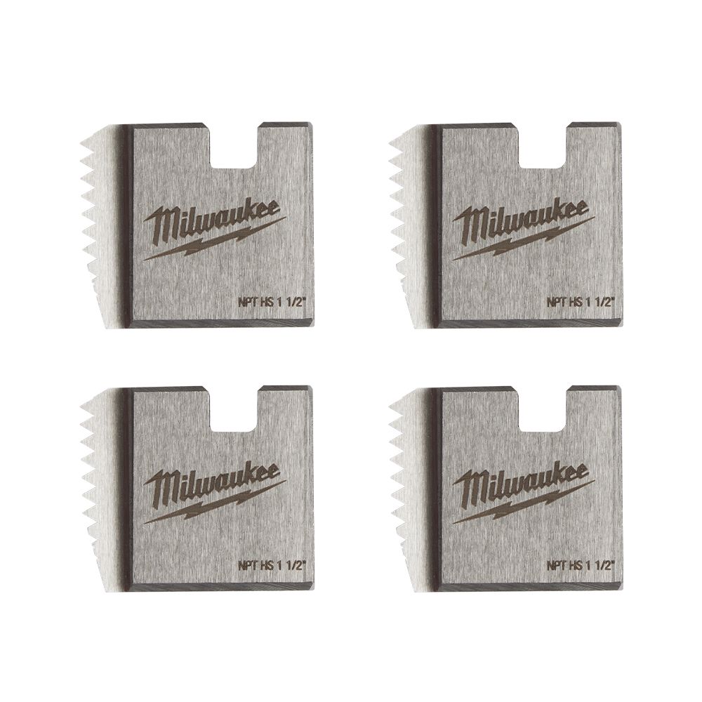 Milwaukee 48361111 1-1/2" HS NPT Threading Dies – image 2