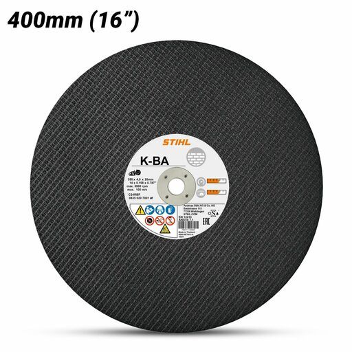 STIHL K-BA (08350207002) 400mm (16") Stone Abrasive Cutting Wheel
