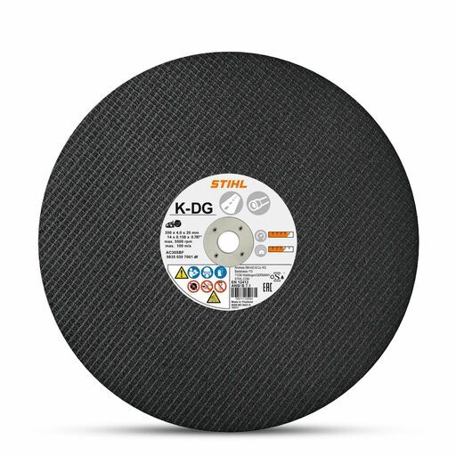 STIHL K-DG (08350307000) 300mm (12") Asphalt/Ductile Cast Iron Abrasive Cutting Wheel – image 2