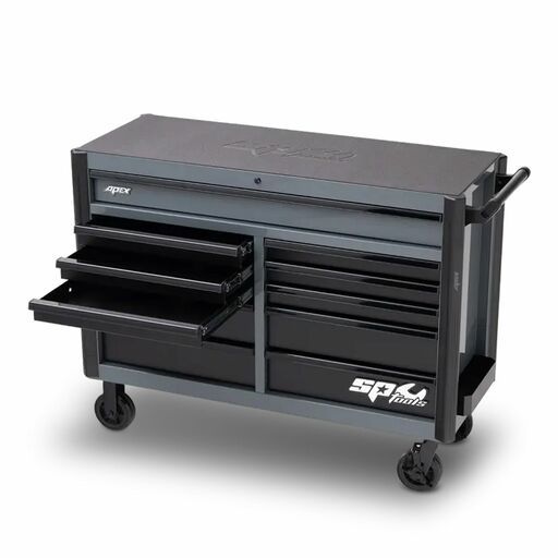 SP Tools SP40640GY 58" 11 Drawer Apex Series Roller Cabinet