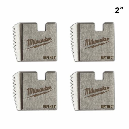 Milwaukee 4932480238 2" HS BSPT Threading Dies