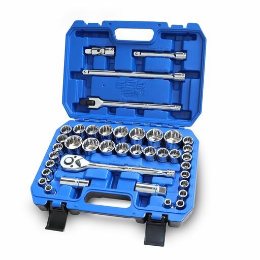 SP Tools T820322 39pce 1/2" Drive 888 Series Metric/SAE 6pt Socket Set – image 2
