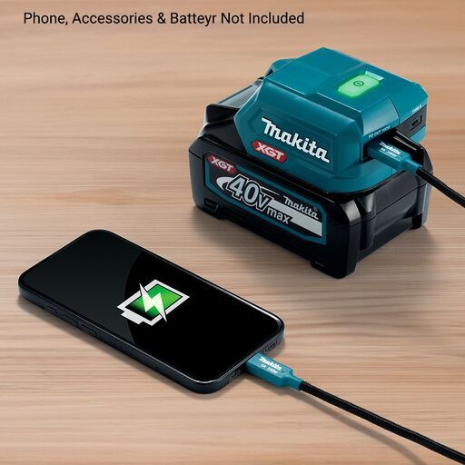 Makita ADP002G 40V MAX USB-C Charging Battery Adaptor – image 2
