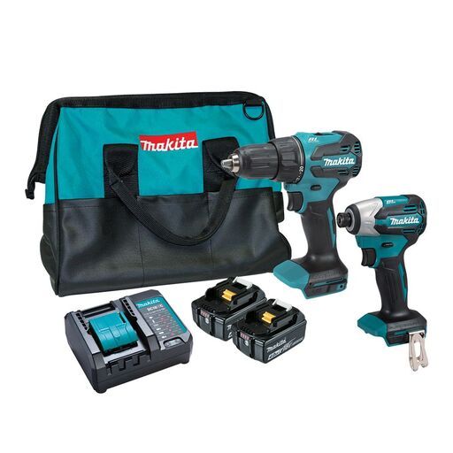 Makita DLX2580M01 18V 4.0Ah Li-ion Cordless Brushless 2pce Combo kit – image 2