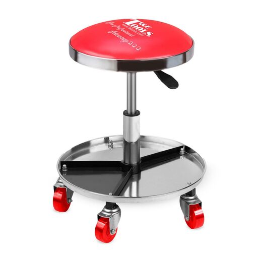 T&E Tools 8990 Adjustable Workshop Stool / Seat with Storage