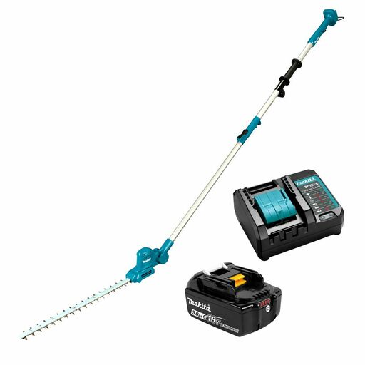 Makita DUN461WF01 18V LXT 3.0Ah Li-ion Cordless 460mm Pole Hedge Trimmer Combo Kit