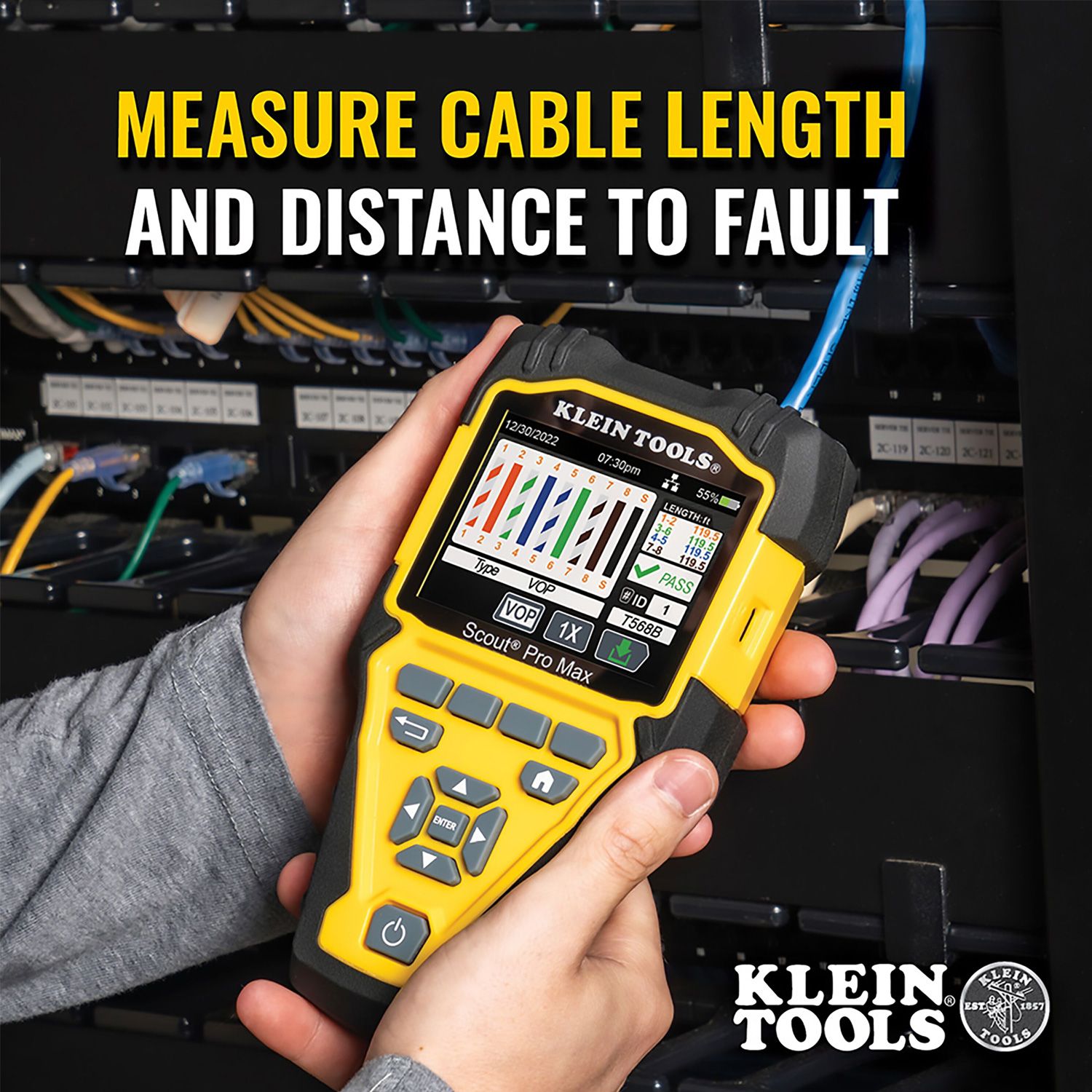 Klein A-VDV501-770 Scout® Pro Max Network Cable Tester With Remote Set – image 3