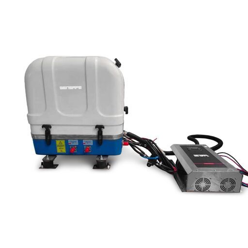 Gensafe GMSW6.2KW Salt Water-Cooled Marine Diesel Generator with Kubota D282 Engine, Sound-Reduction Enclosure & Remote Start