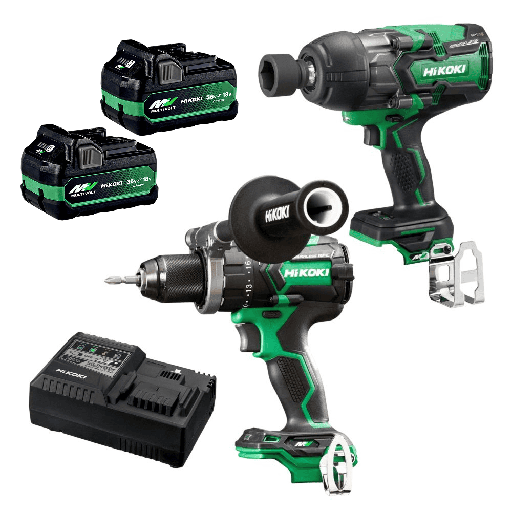 HiKOKI KC36D2WRPMZ (AU48000080) 36V 5.0Ah/2.5Ah Li-ion MultiVolt Cordless Brushless 2pce Combo Kit – image 4