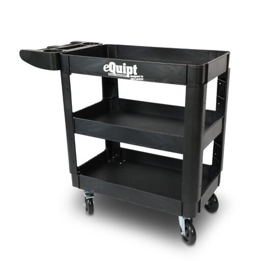 eQuipt E18-0140 200kg 3 Tier Workshop Trolley