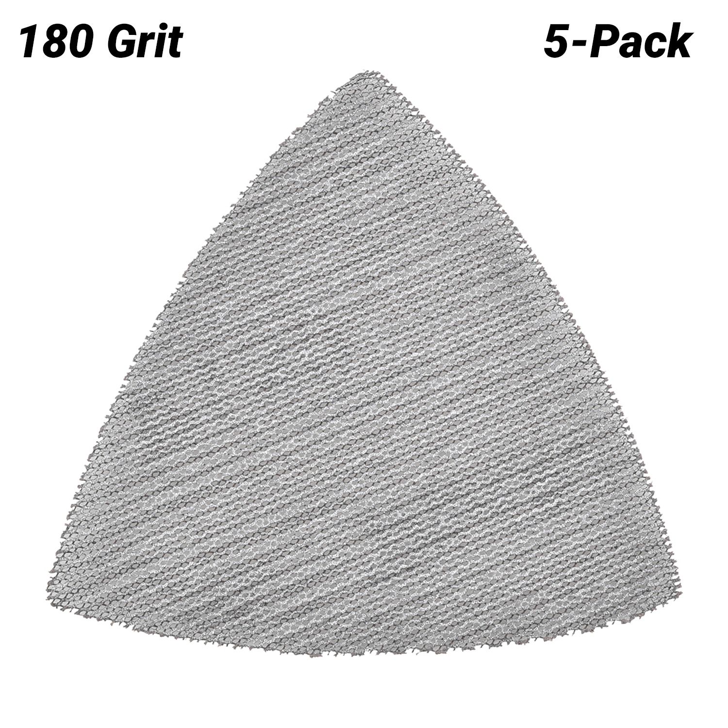 Makita D-82731 5-Pack 93mm x 93mm Medium 180 Grit Mesh Sanding Delta – image 1